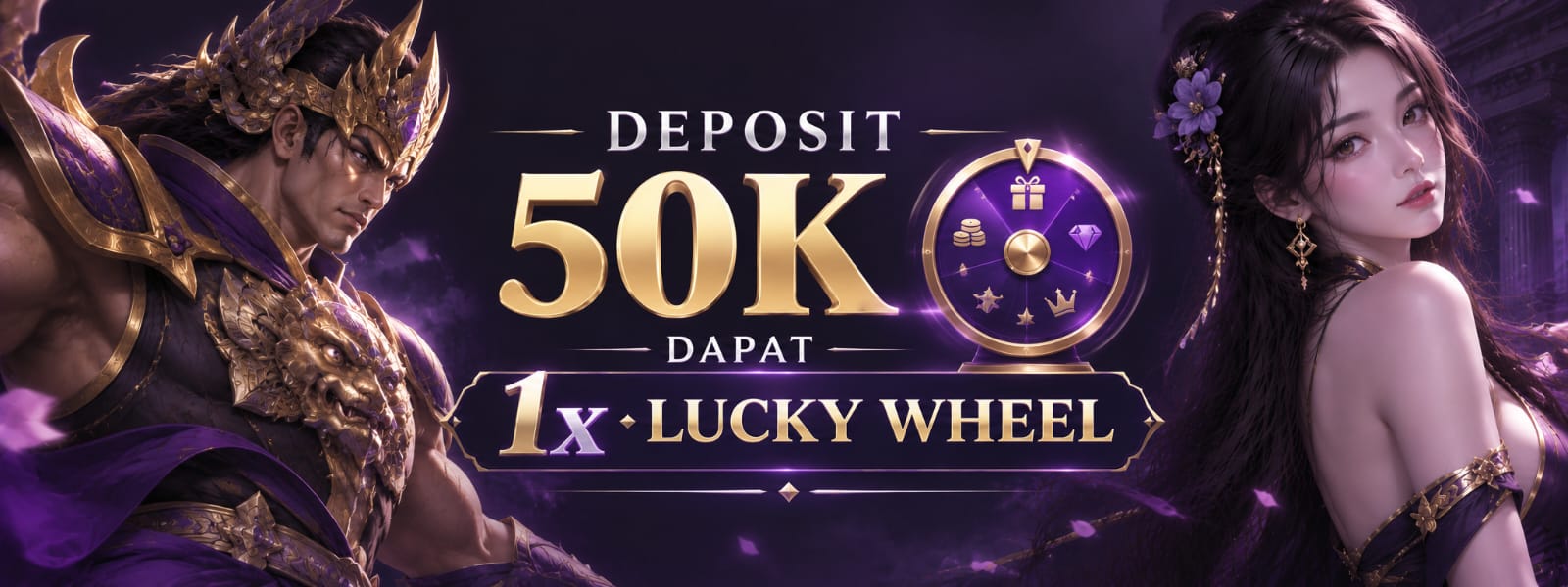 DEPOSIT 50K 1X SPIN LUCKY WHEEL